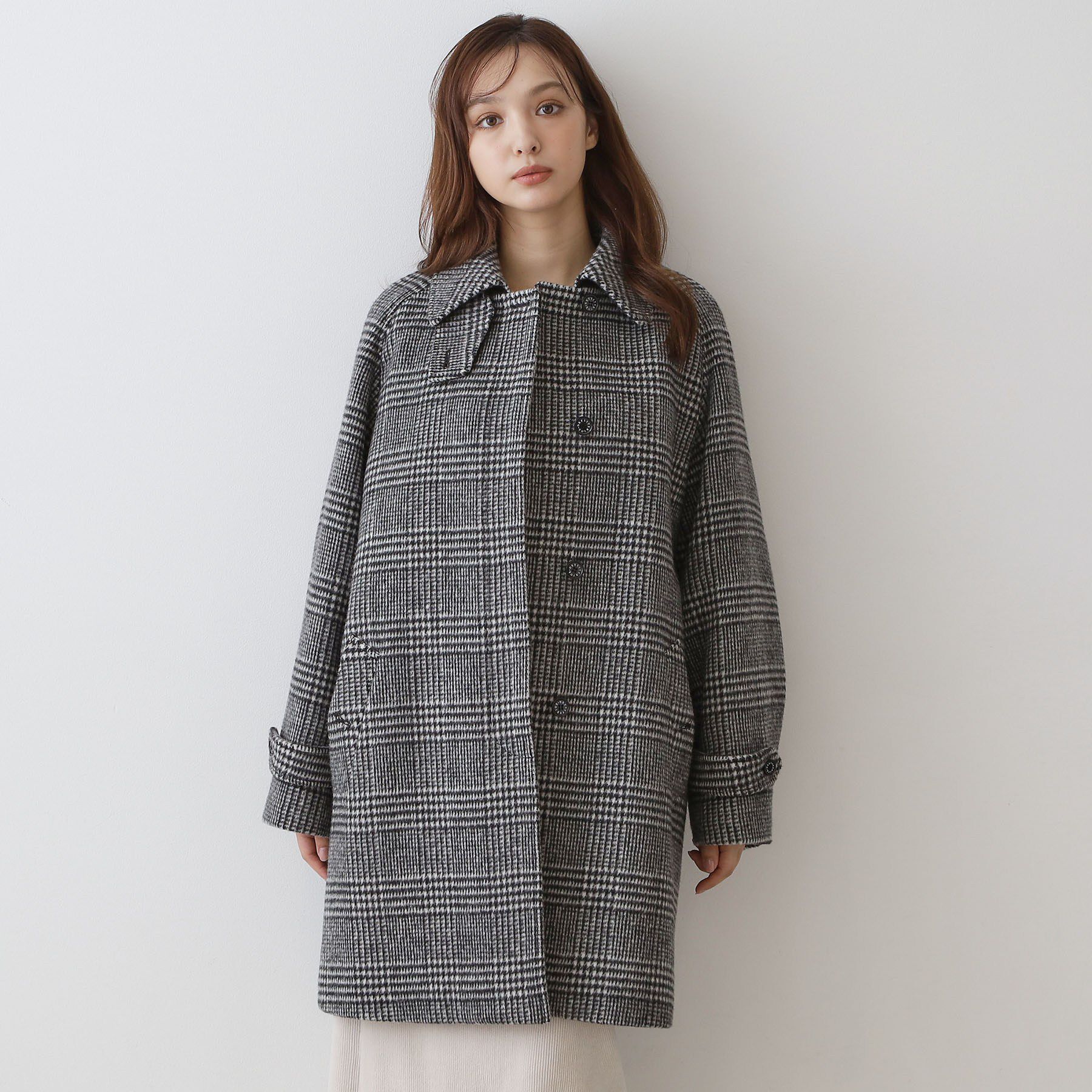 DRESSTERIOR「【２WAY/良質ウール】バルマカンコクーンコート」|ステンカラーコート|