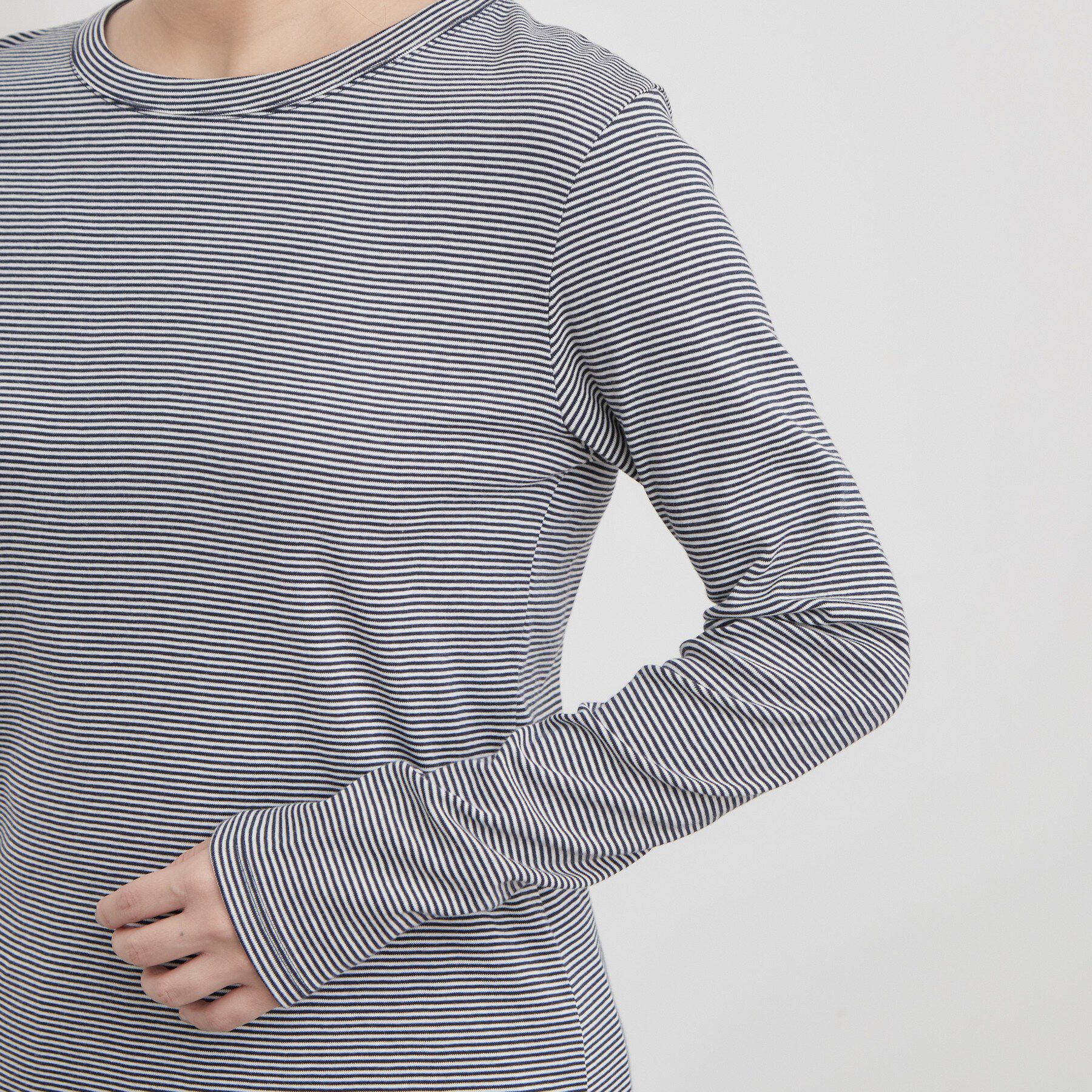 OPAQUE.CLIP「【PETIT BATEAU／プチバトー】ミニマリニエールミラレクルーネック半袖Tシャツ」|Tシャツ・カットソー|