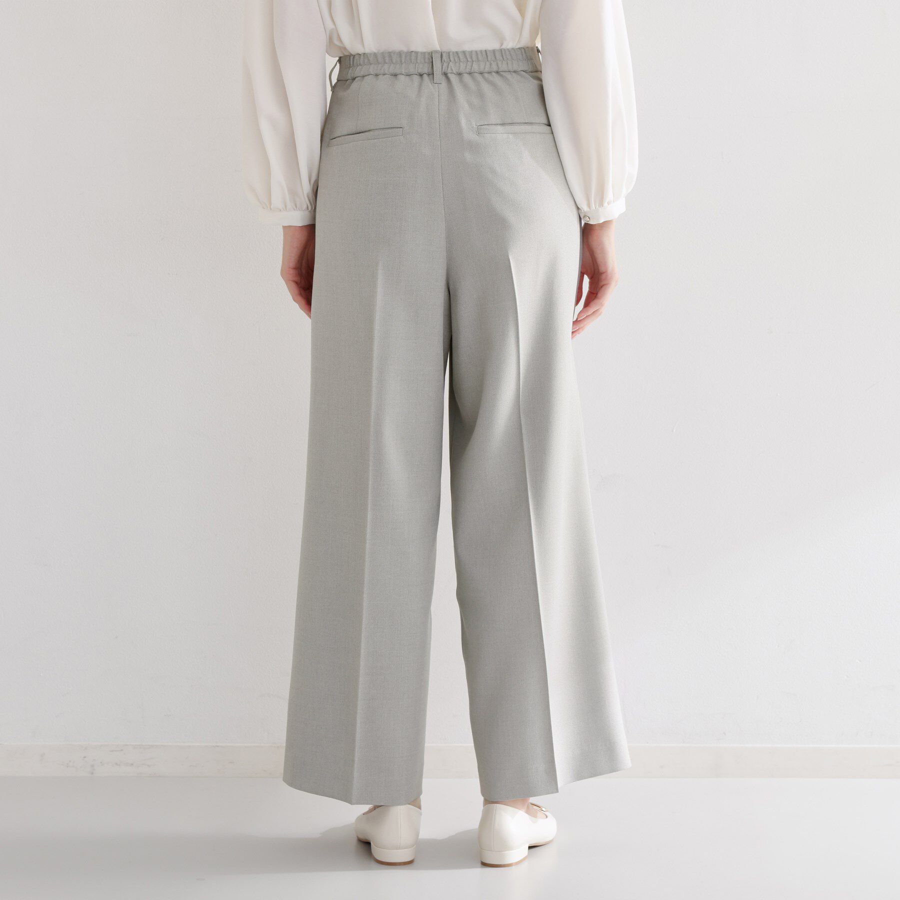 THE SHOP TK「【通勤にもデイリーにも】CAVIAN 2タックワイドパンツ/セットアップ可」|その他|