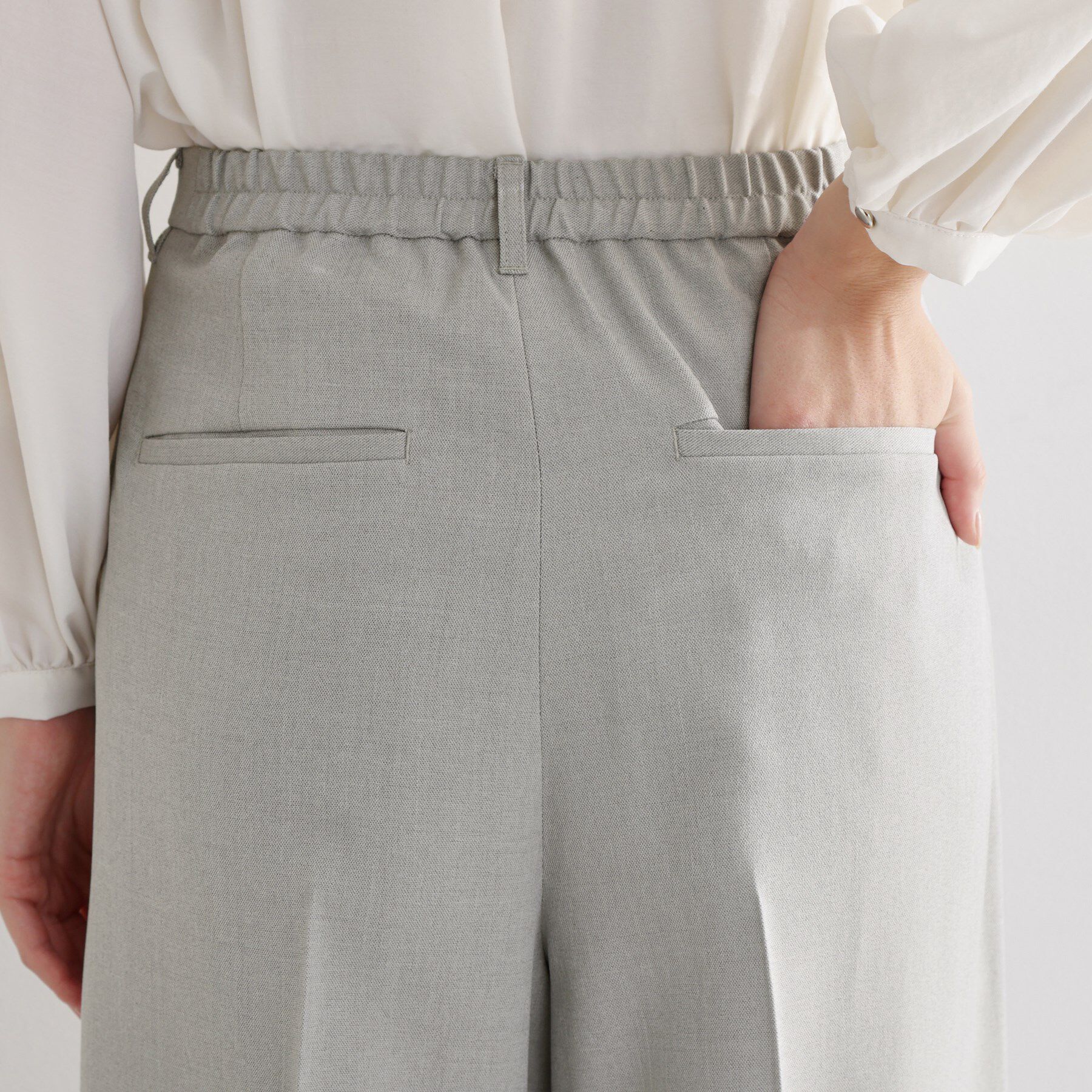 THE SHOP TK「【通勤にもデイリーにも】CAVIAN 2タックワイドパンツ/セットアップ可」|その他|