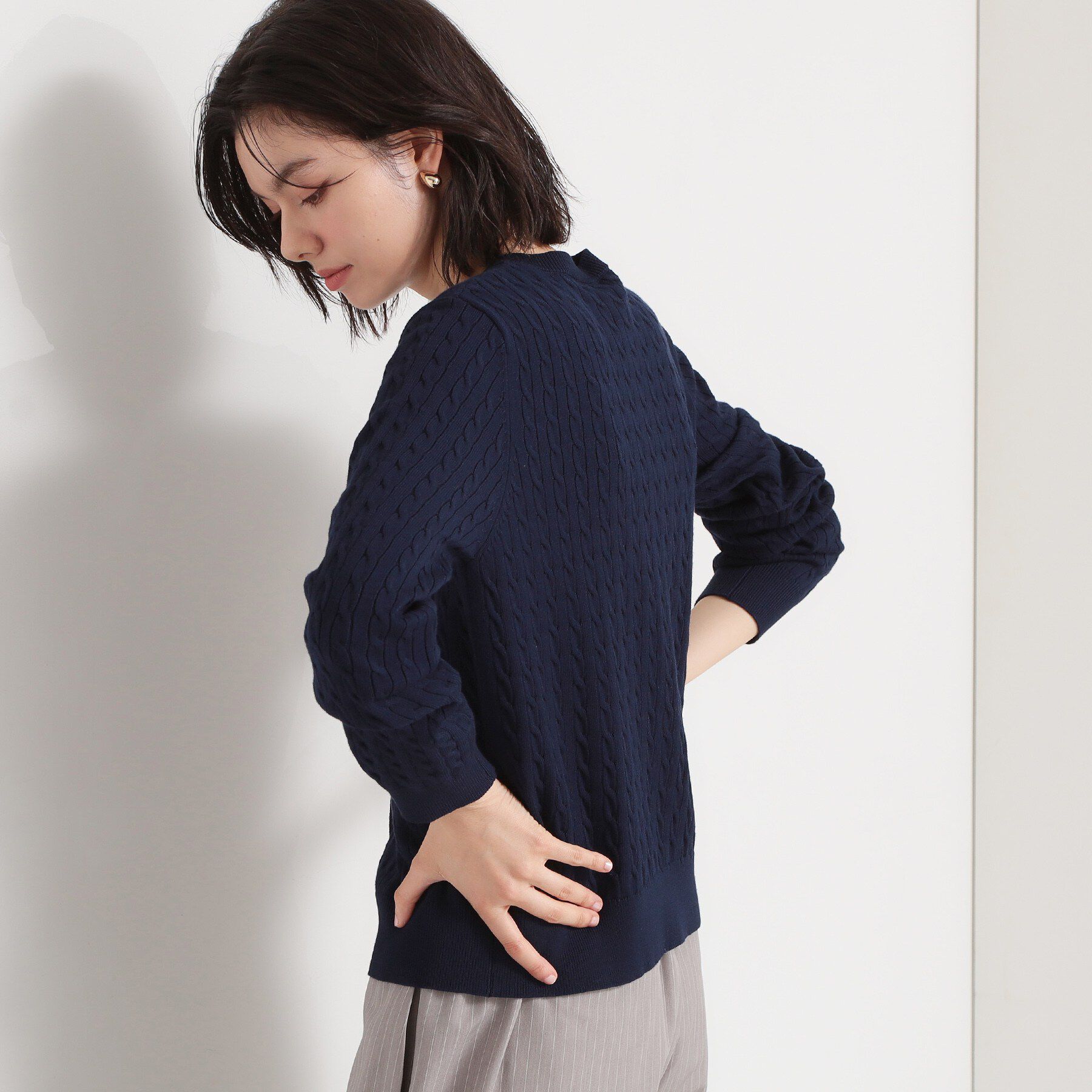 THE SHOP TK「【POLO BCS 別注】ケーブルカーディガン」|カーディガン|