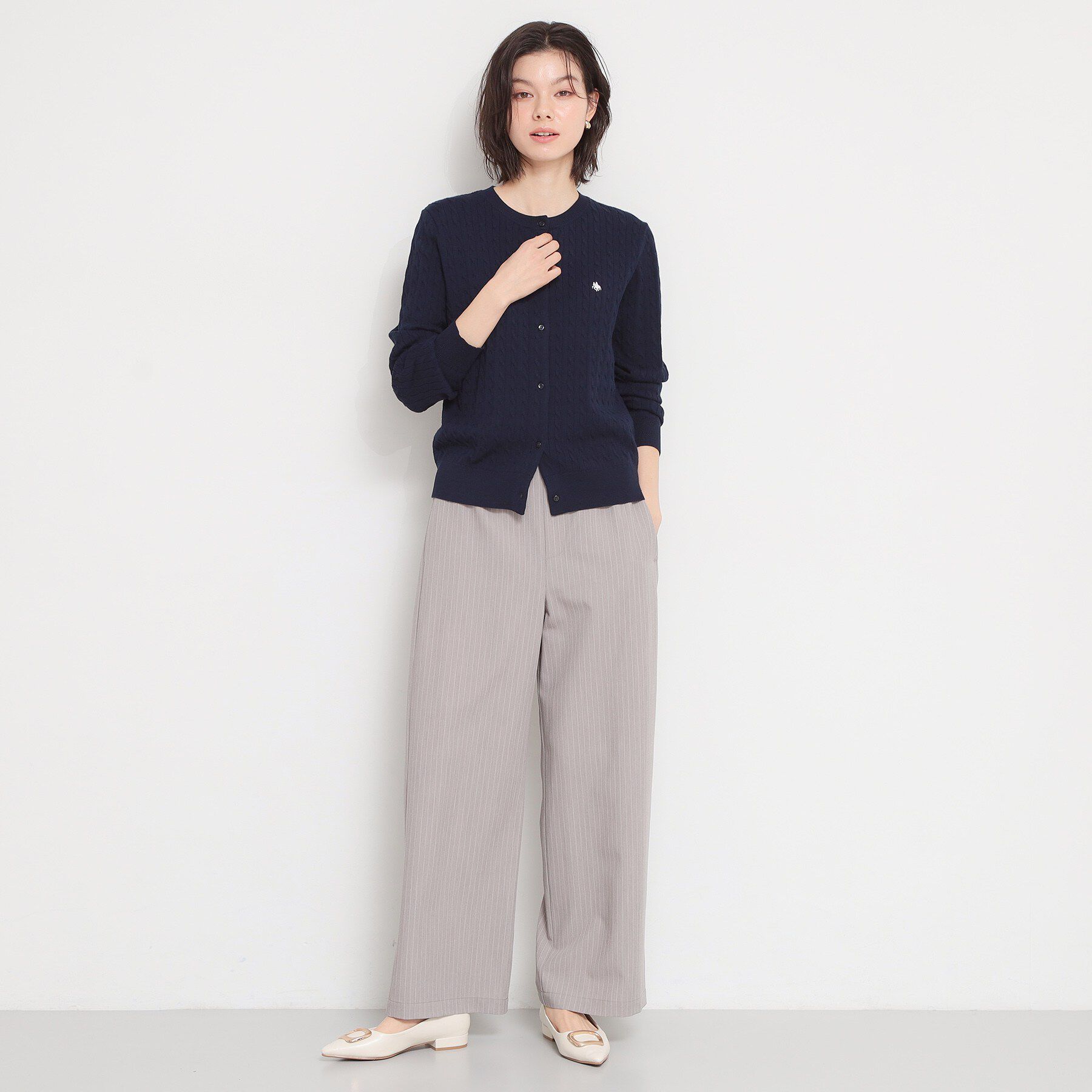 THE SHOP TK「【POLO BCS 別注】ケーブルカーディガン」|カーディガン|