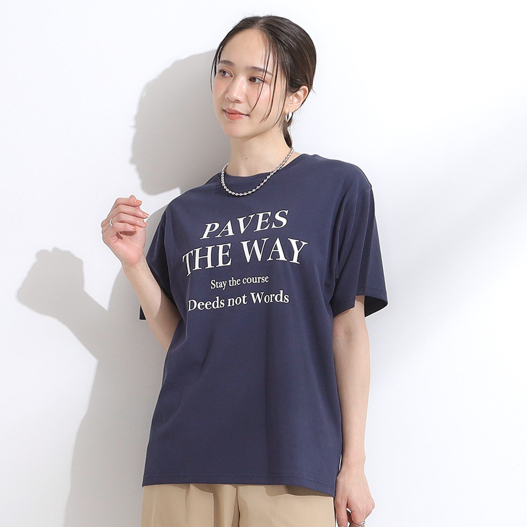SHOO･LA･RUE「【S-LL/ひんやり/UV】選べる6柄でそれぞれ欲しくなる プリントTシャツ」|Tシャツ・カットソー|