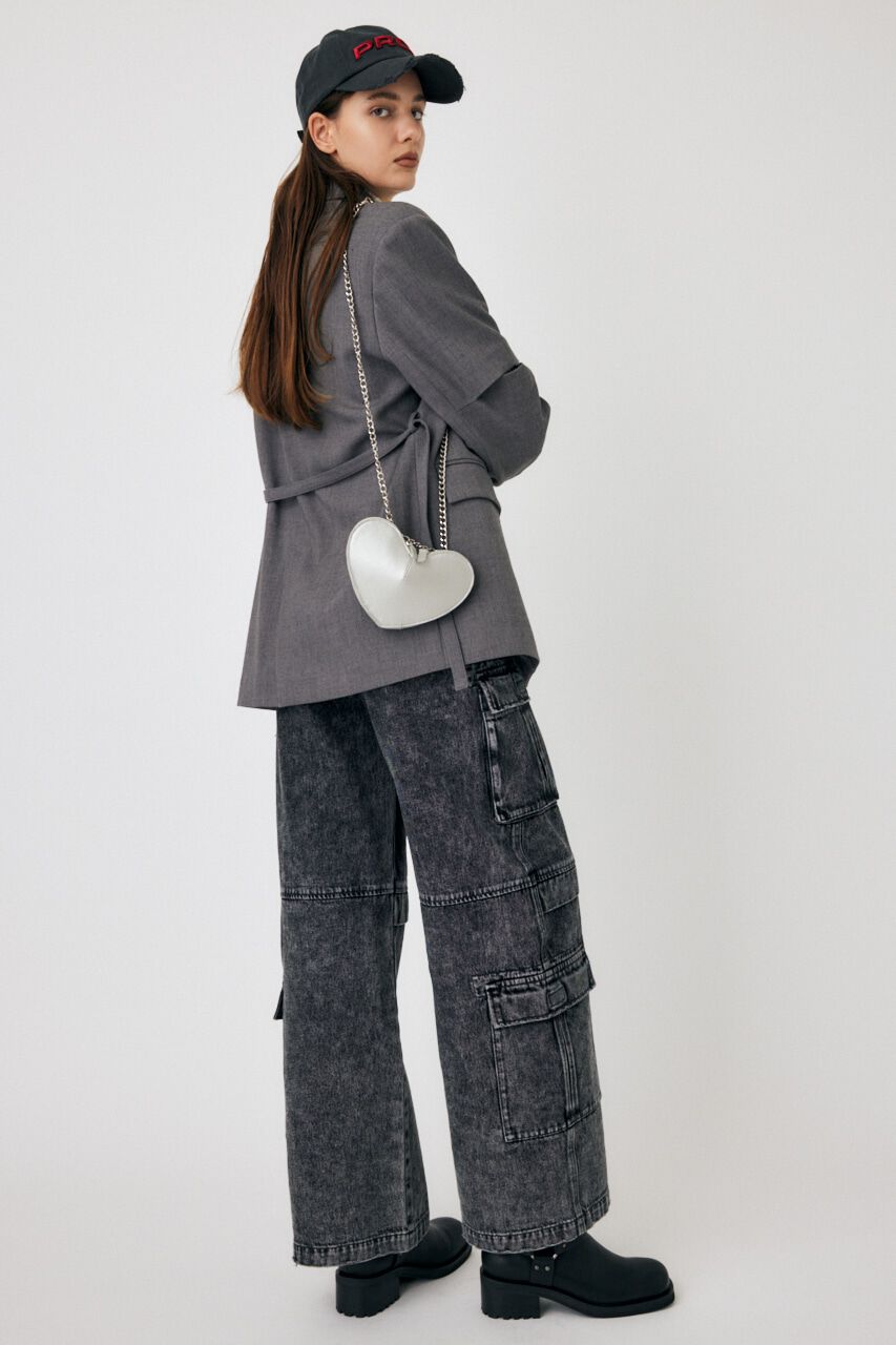 MOUSSY「LOWRISE CARGO STRAIGHT」|デニム|