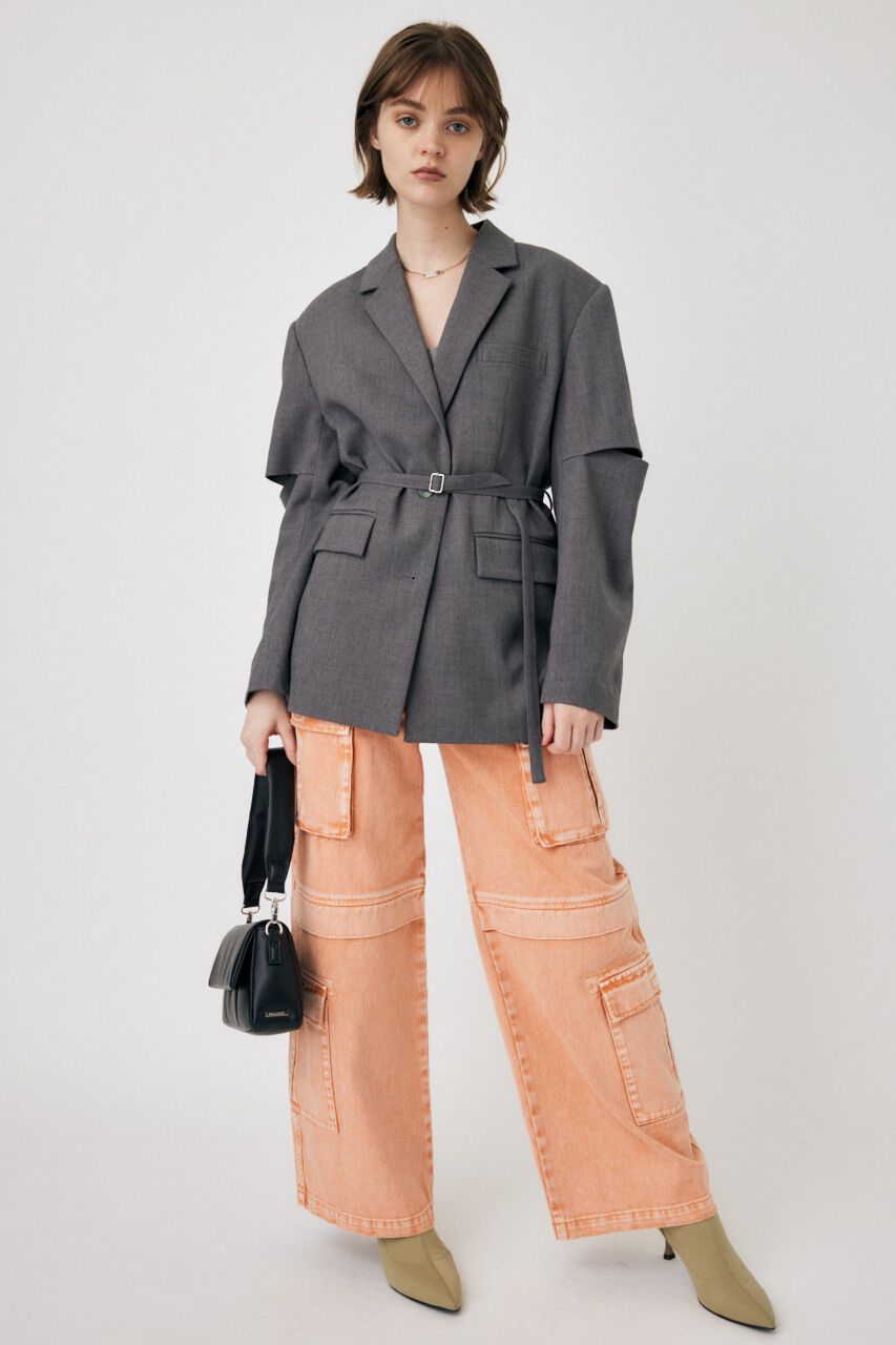 MOUSSY「LOWRISE CARGO STRAIGHT」|デニム|