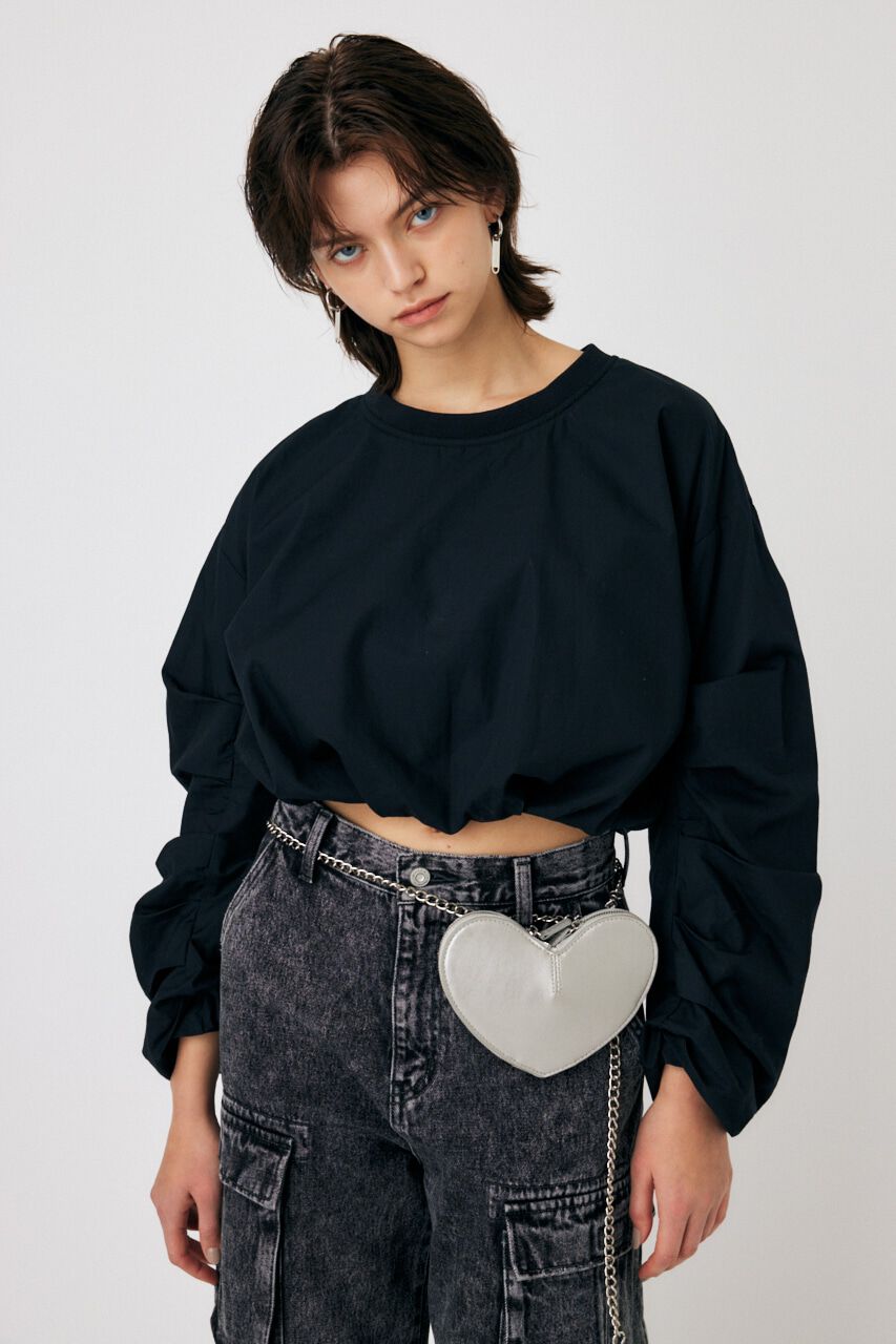 MOUSSY「SWEAT LIKE SHIRT トップス」|シャツ・ブラウス|