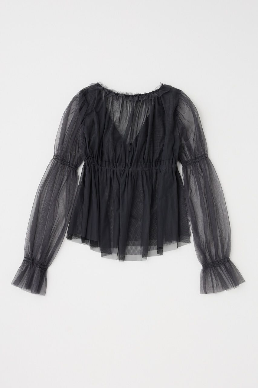 MOUSSY「TULLE LAYERED トップス」|シャツ・ブラウス|