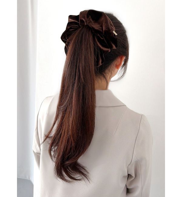 RESEXXY「ビックベロアシュシュ」|ヘアゴム・シュシュ|