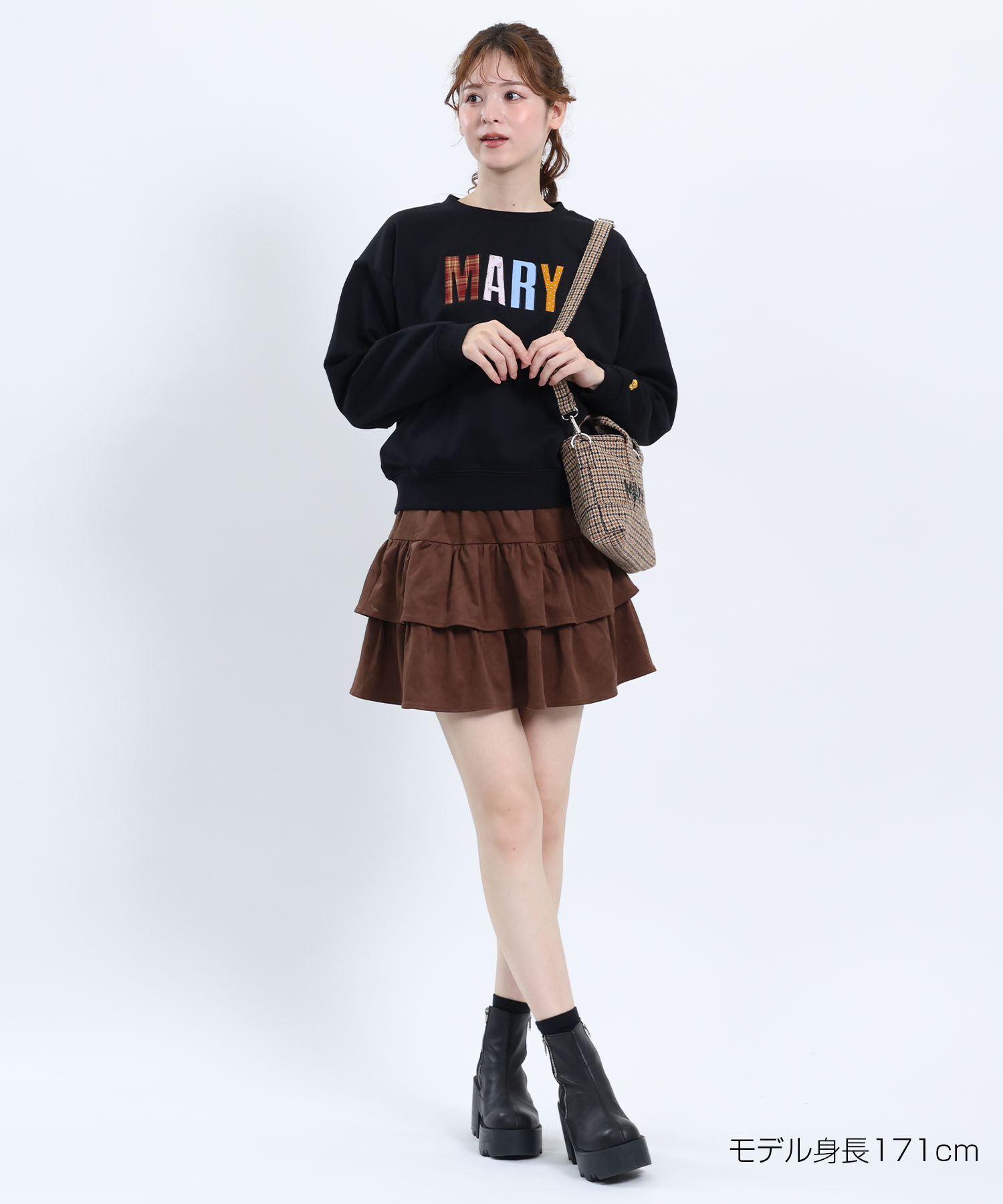 MARY QUANT「MARYアップリケロゴ プルオーバー」|スウェット・ジャージ|