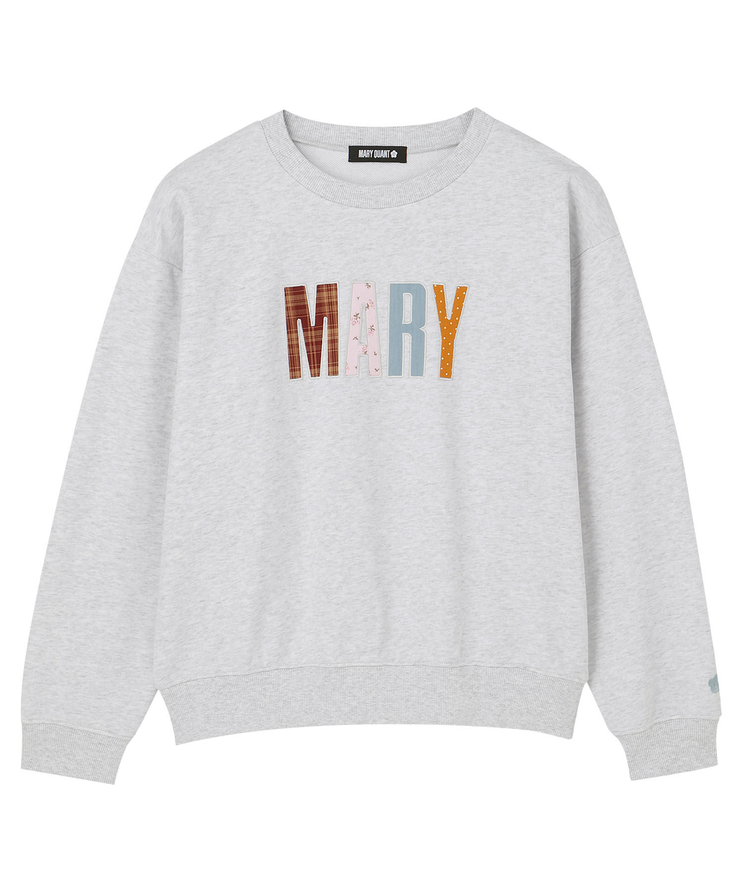 MARY QUANT「MARYアップリケロゴ プルオーバー」|スウェット・ジャージ|