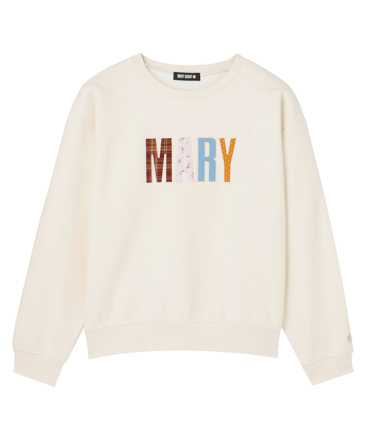 MARY QUANT「MARYアップリケロゴ プルオーバー」|スウェット・ジャージ|