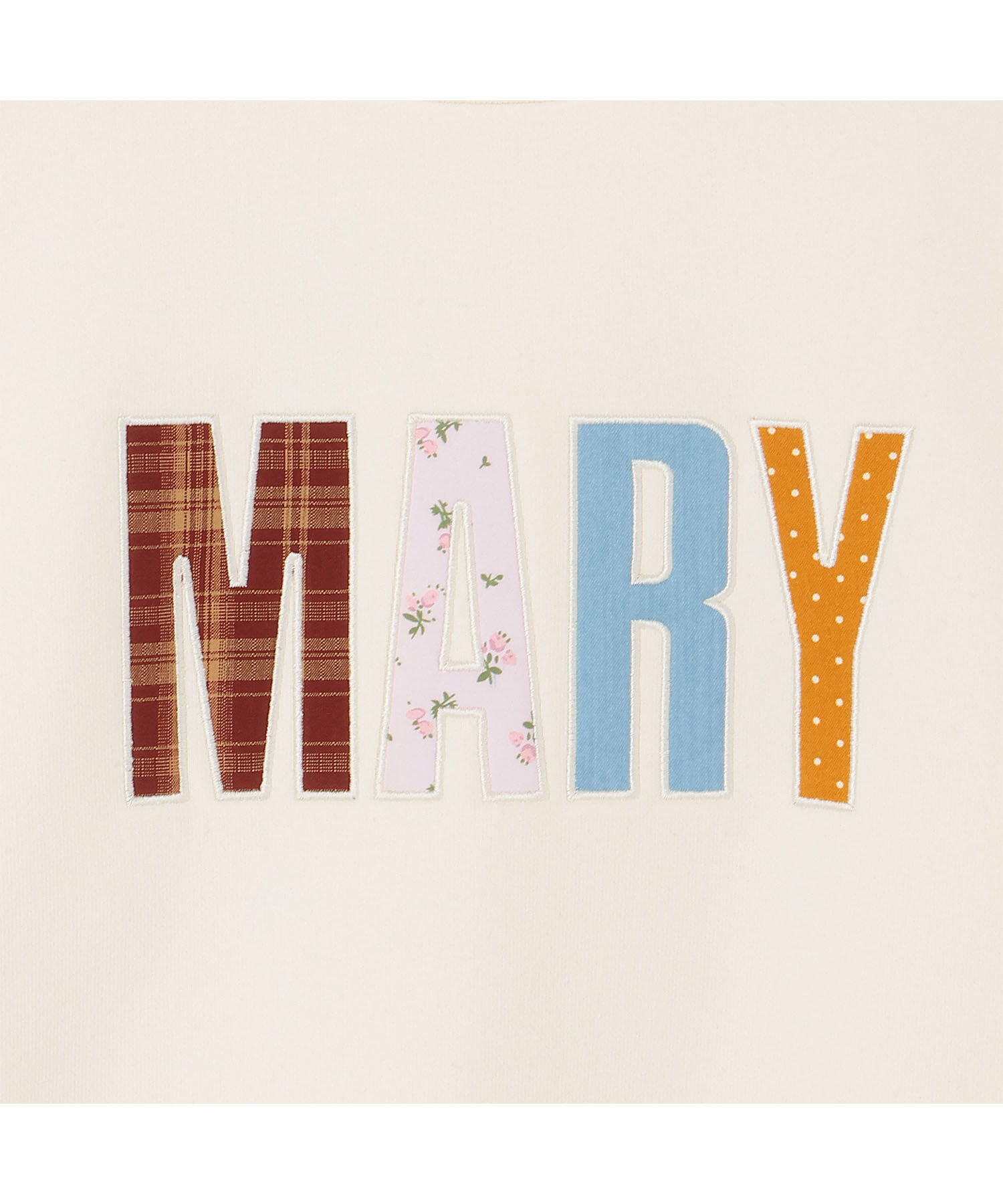 MARY QUANT「MARYアップリケロゴ プルオーバー」|スウェット・ジャージ|