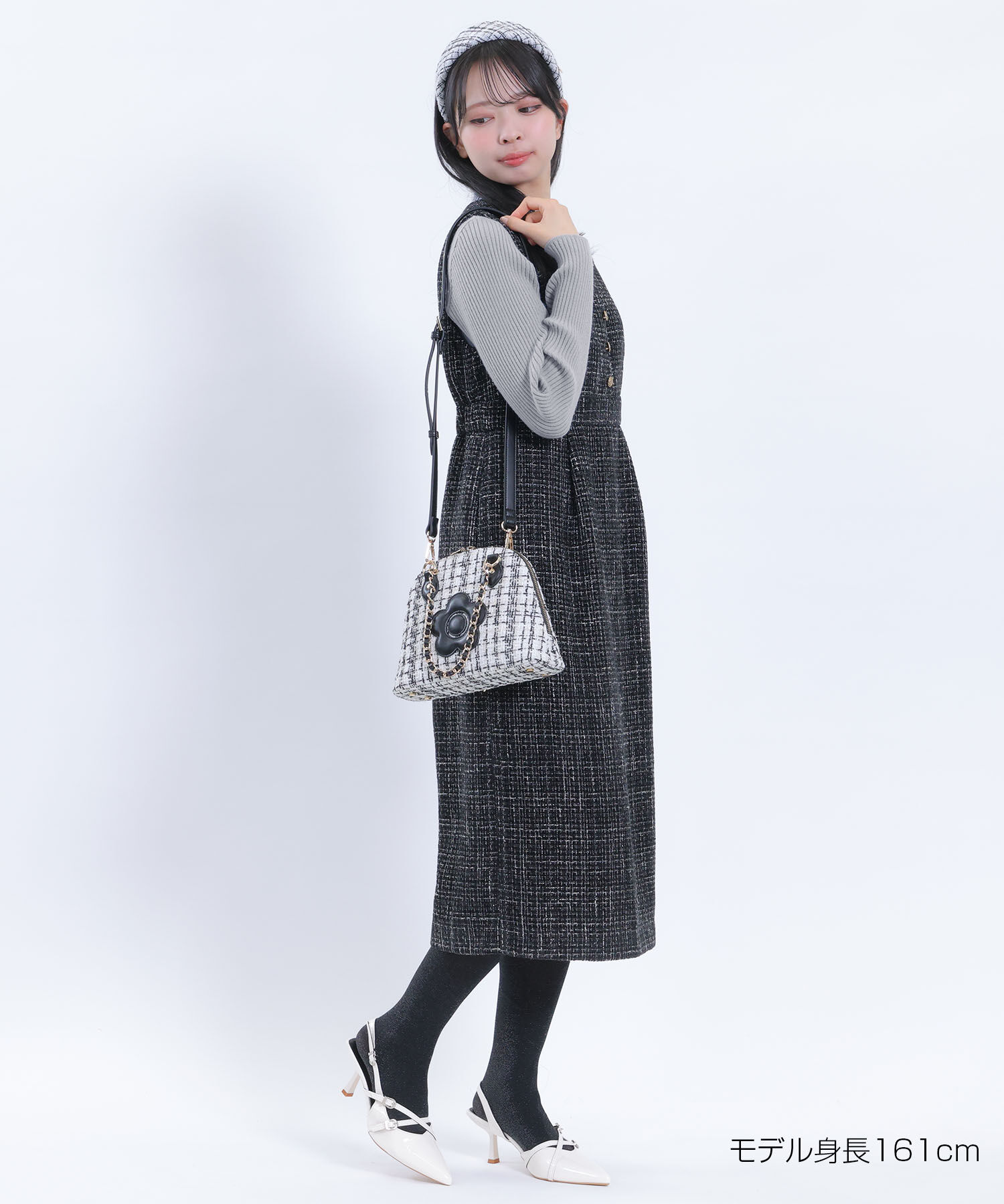 MARY QUANT「モックネックリブニット プルオーバー」|ニット・セーター|