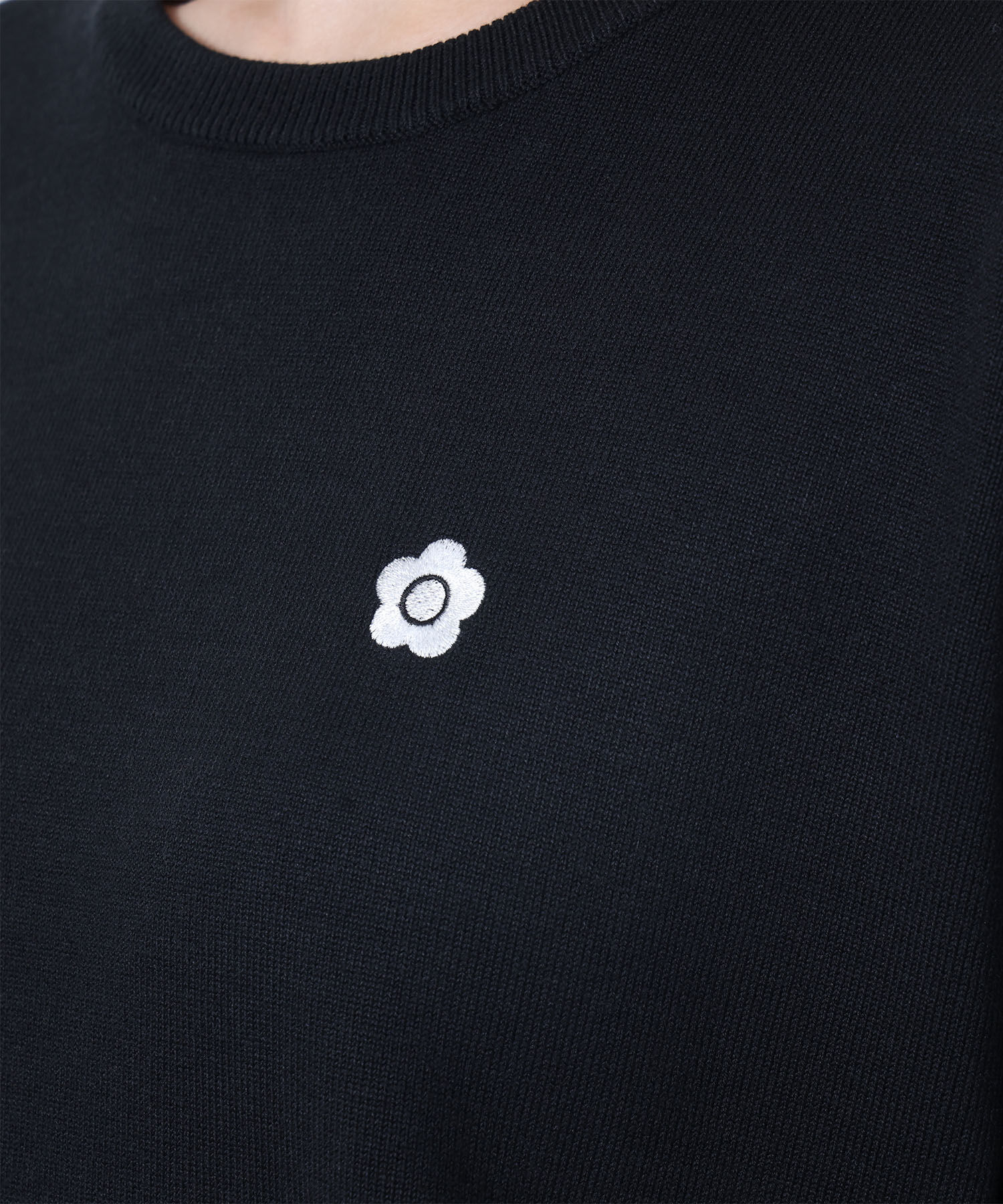 MARY QUANT「デイジーワンポイントウォッシャブル プルオーバー」|ニット・セーター|