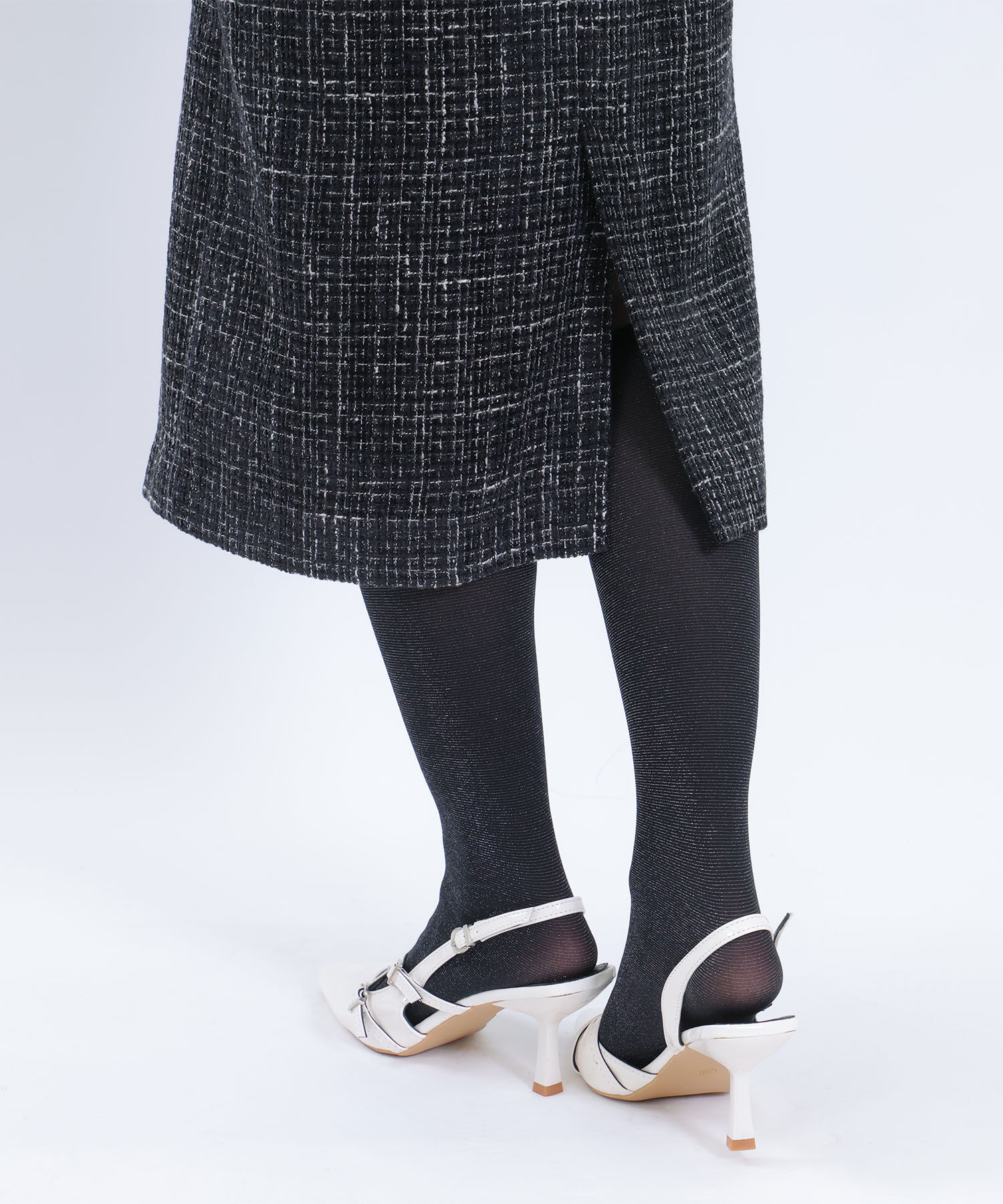 MARY QUANT「ゴールドボタンツイード ワンピース」|ワンピース|