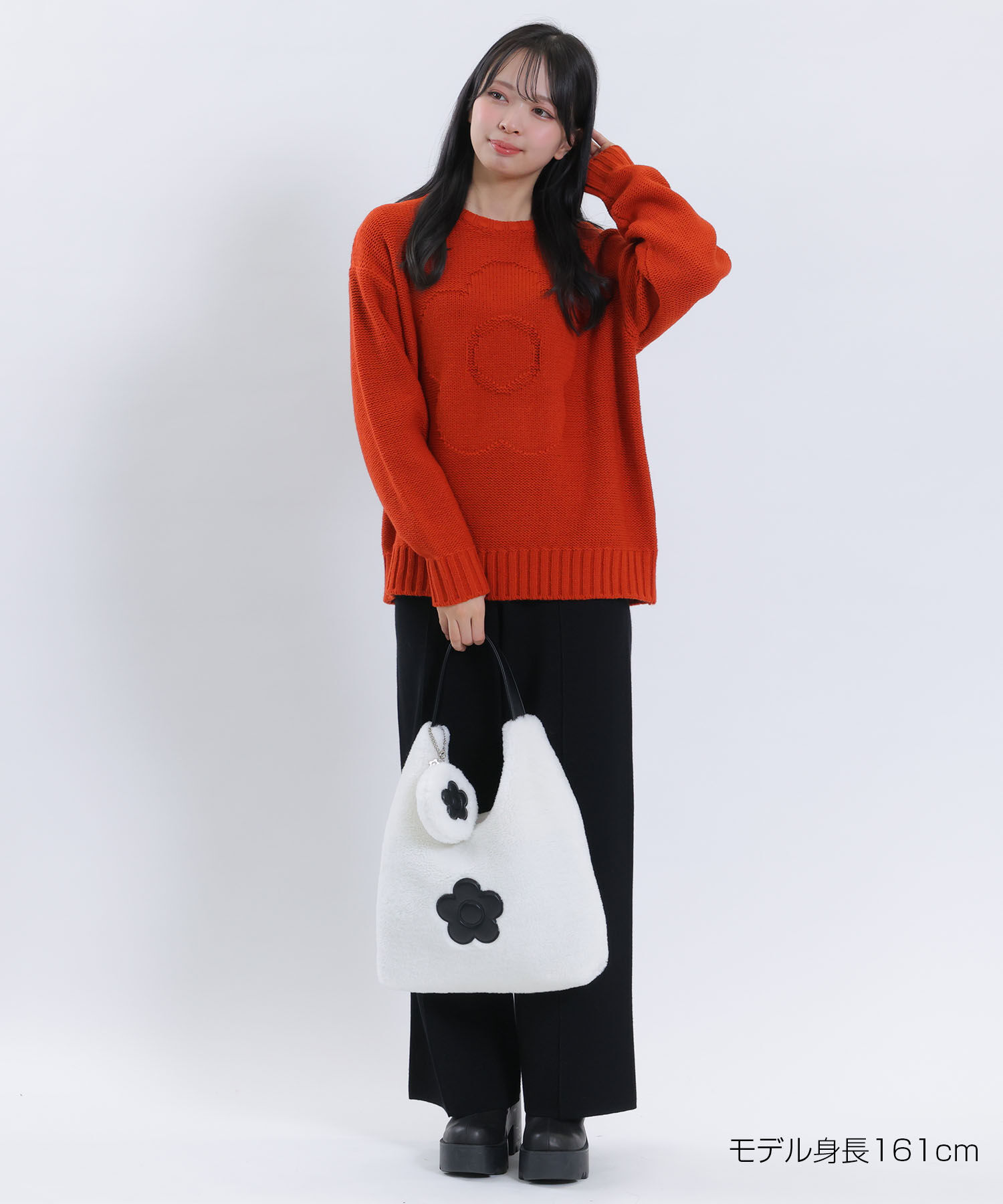 MARY QUANT「BIGデイジーニット プルオーバー」|ニット・セーター|