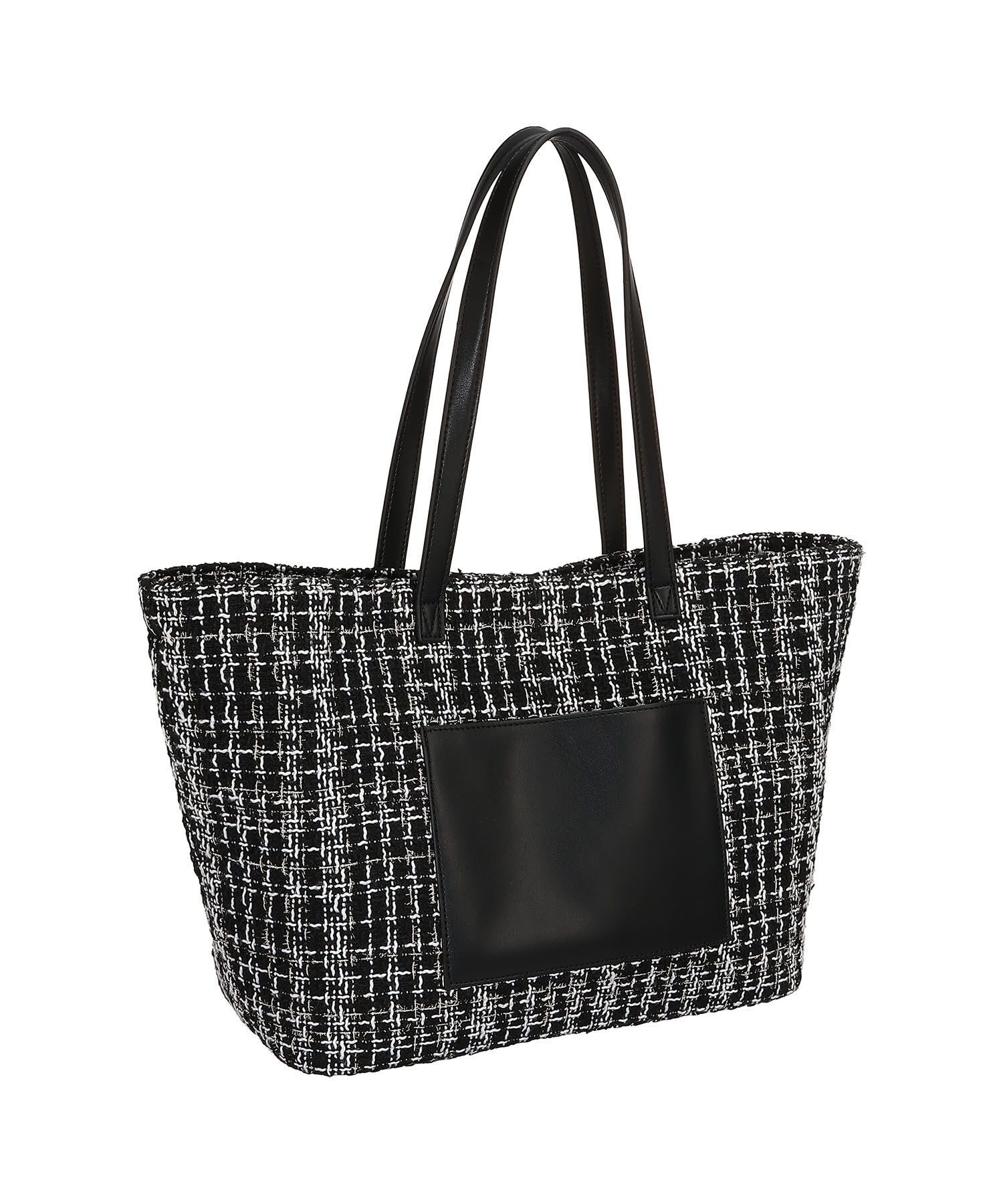 MARY QUANT「ツイードデイジーパッチ トート」|トートバッグ|