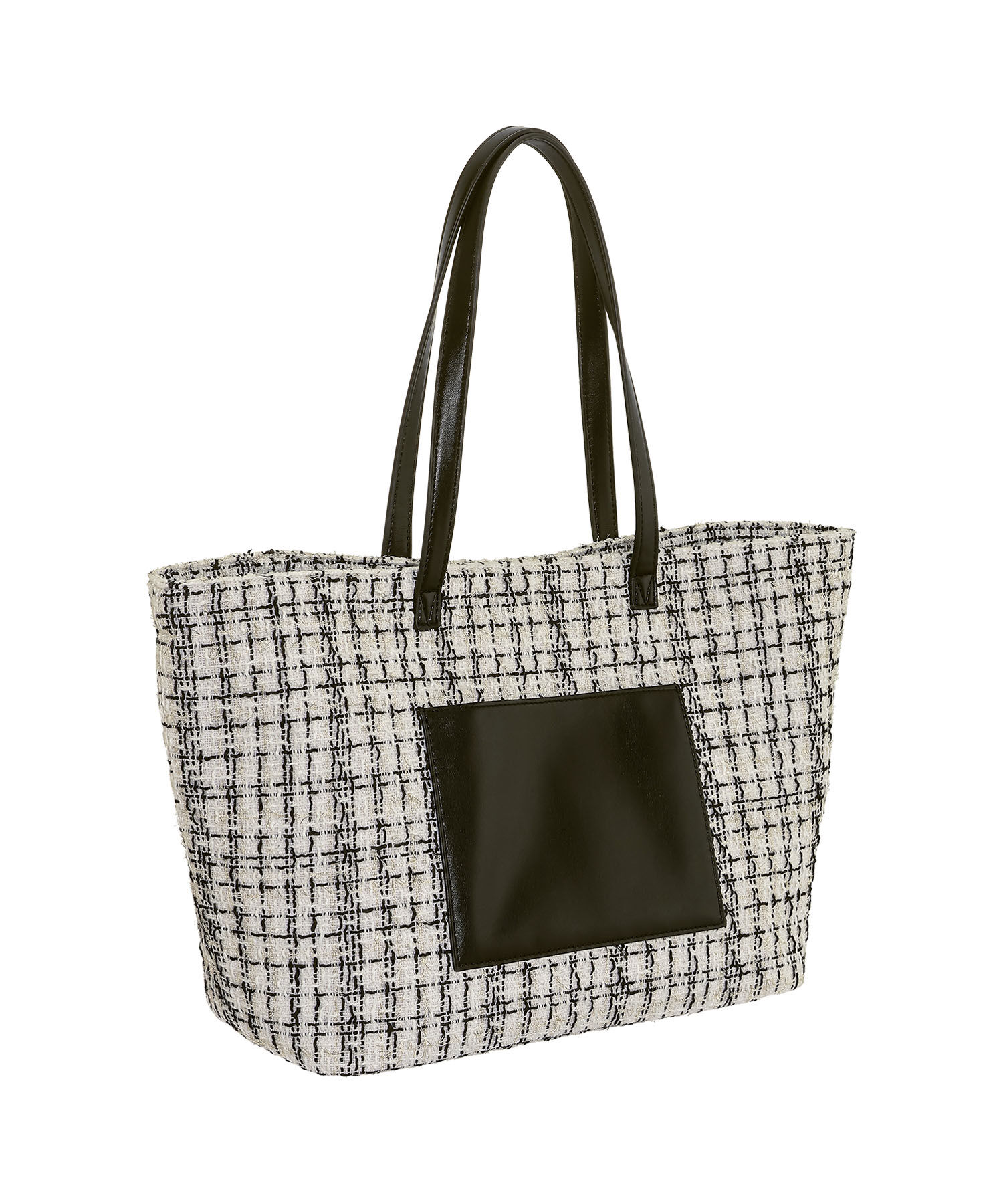 MARY QUANT「ツイードデイジーパッチ トート」|トートバッグ|
