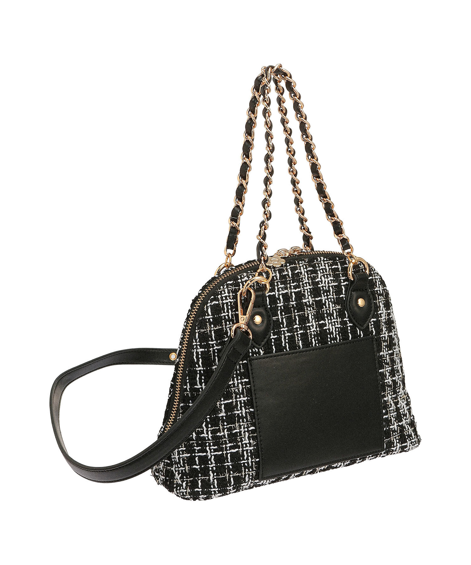 MARY QUANT「ツイードデイジーパッチ 2WAYショルダー」|ショルダー・メッセンジャー|