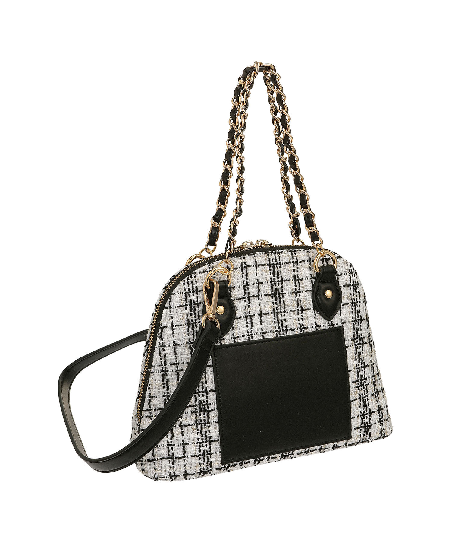 MARY QUANT「ツイードデイジーパッチ 2WAYショルダー」|ショルダー・メッセンジャー|