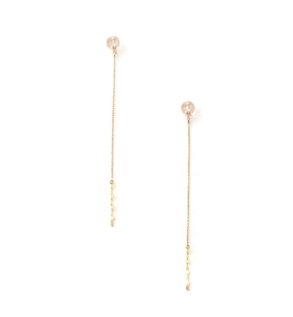 JUPITER「【K10】チェーンピアスキャッチ/6cm」|ピアス|ゴールド