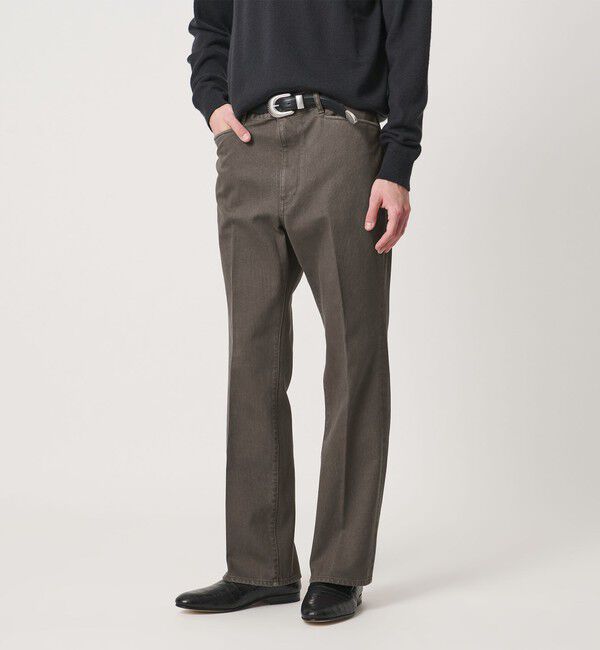 UNITED ARROWS「ピケ 5ポケット フレアパンツ」|その他|DK.GRAY