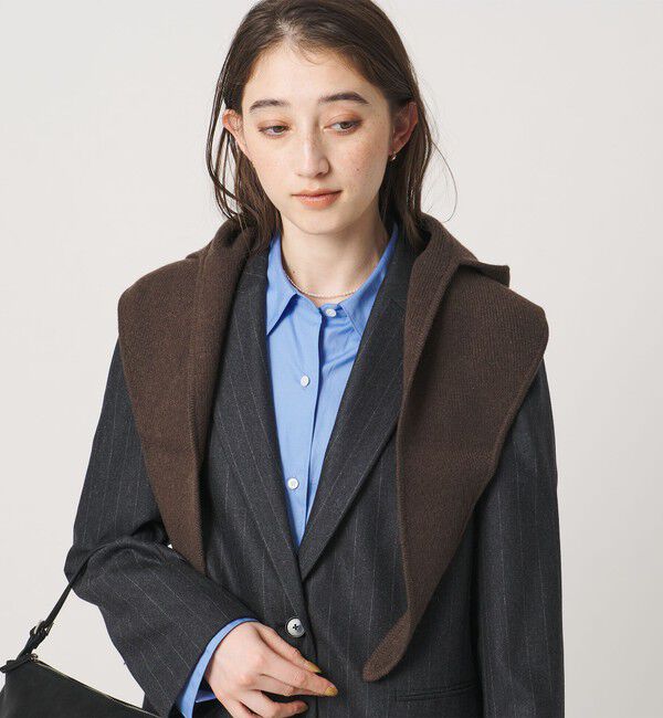 UNITED ARROWS「フーデッド ストール」|ストール|