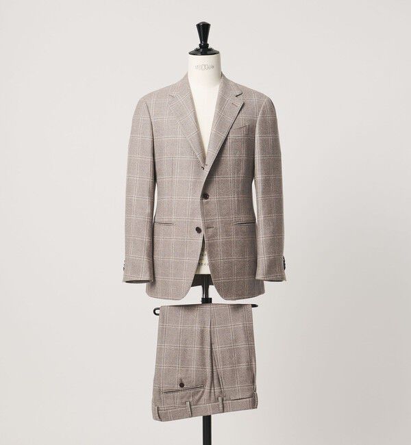 UNITED ARROWS「Vitale Barberis Canonico ウィンドウペン シングル 3ボタン スーツ MC―MODEL」|スーツ|