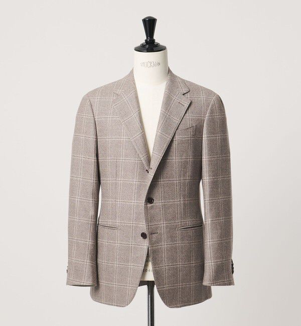 UNITED ARROWS「Vitale Barberis Canonico ウィンドウペン シングル 3ボタン スーツ MC―MODEL」|スーツ|