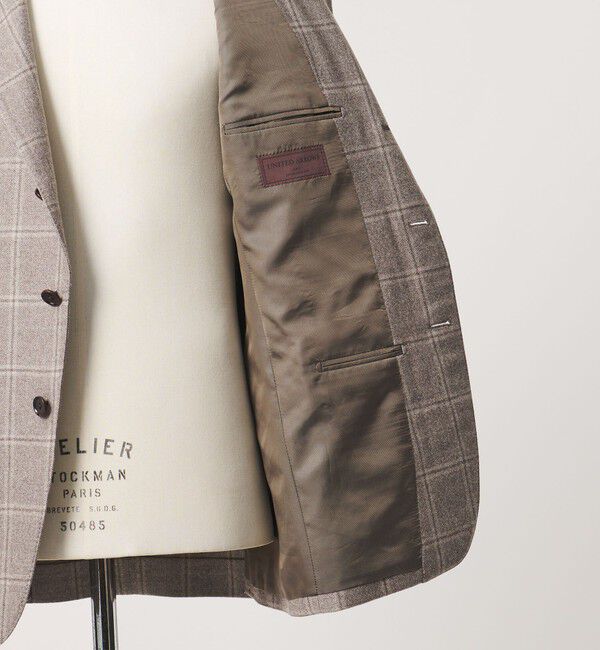 UNITED ARROWS「Vitale Barberis Canonico ウィンドウペン シングル 3ボタン スーツ MC―MODEL」|スーツ|