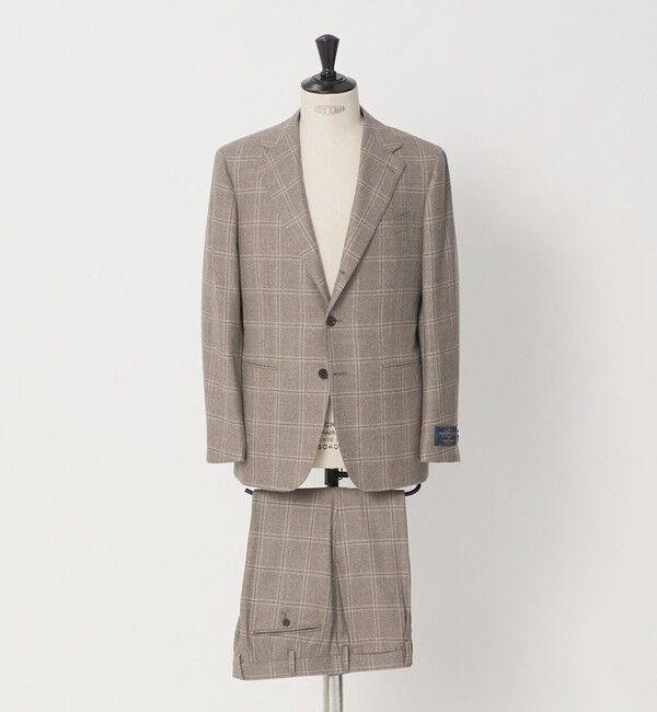 UNITED ARROWS「Vitale Barberis Canonico ウィンドウペン シングル 3ボタン スーツ MC―MODEL」|スーツ|
