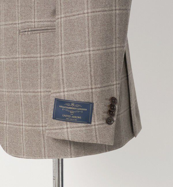 UNITED ARROWS「Vitale Barberis Canonico ウィンドウペン シングル 3ボタン スーツ MC―MODEL」|スーツ|
