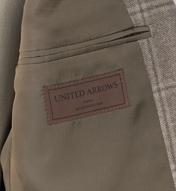 UNITED ARROWS「Vitale Barberis Canonico ウィンドウペン シングル 3ボタン スーツ MC―MODEL」|スーツ|