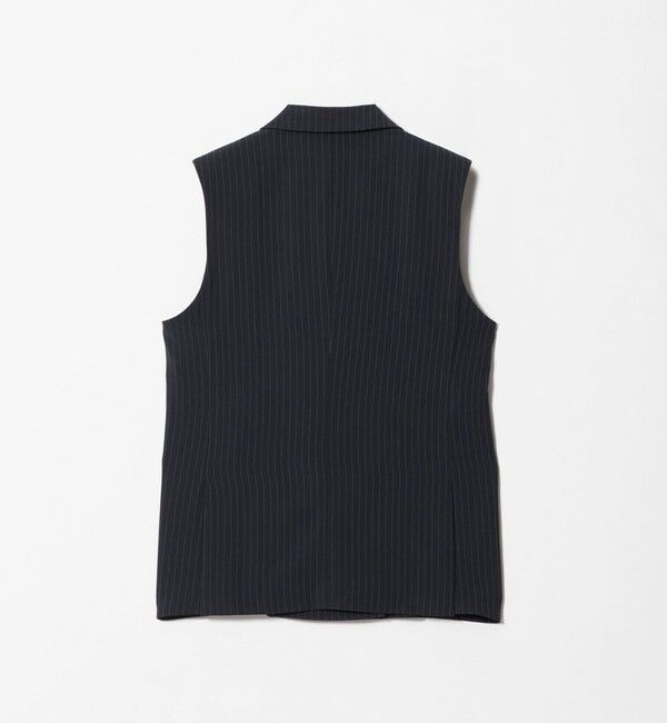 UNITED ARROWS「drapy テーラード ミドル ベスト ピンストライプ」|ベスト・ジレ|