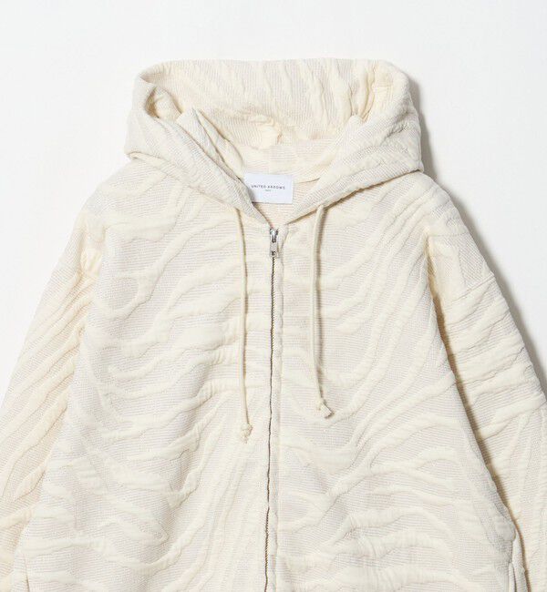 UNITED ARROWS「ジャガード ジップアップ パーカー」|パーカー|
