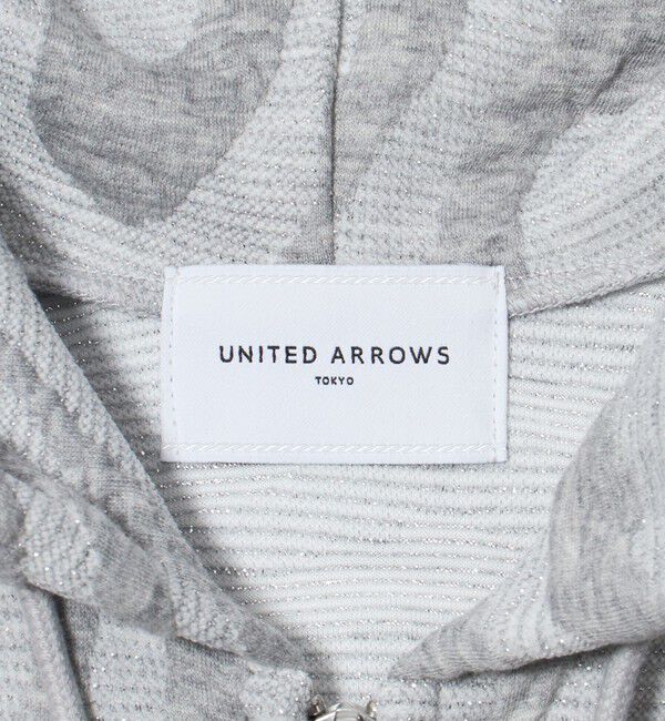 UNITED ARROWS「ジャガード ジップアップ パーカー」|パーカー|