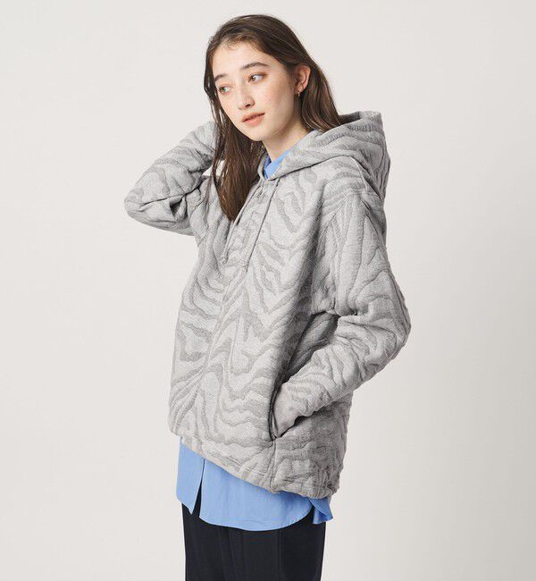 UNITED ARROWS「ジャガード ジップアップ パーカー」|パーカー|