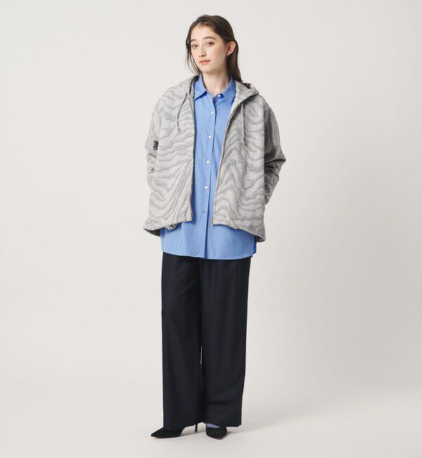 UNITED ARROWS「ジャガード ジップアップ パーカー」|パーカー|