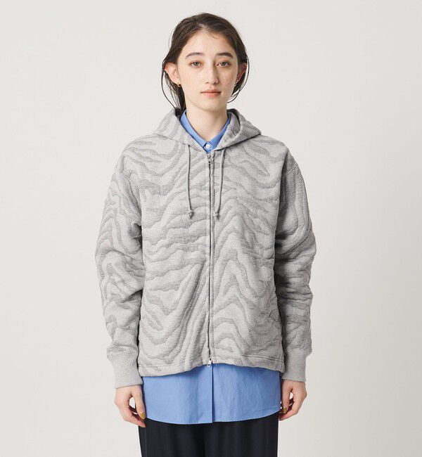 UNITED ARROWS「ジャガード ジップアップ パーカー」|パーカー|