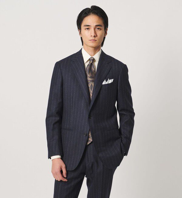 UNITED ARROWS「Vitale Barberis Canonico チョークストライプ シングル ３ボタン スーツ MC―MODEL」|スーツ|