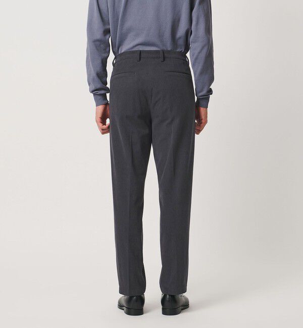 UNITED ARROWS「ライト コーデュロイ １プリーツ テーパード パンツ UA COZY ウォッシャブル ヨコストレッチ」|スラックス|