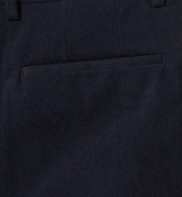 UNITED ARROWS「ライト コーデュロイ １プリーツ テーパード パンツ UA COZY ウォッシャブル ヨコストレッチ」|スラックス|