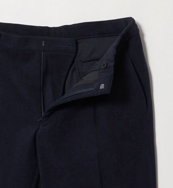 UNITED ARROWS「ライト コーデュロイ １プリーツ テーパード パンツ UA COZY ウォッシャブル ヨコストレッチ」|スラックス|
