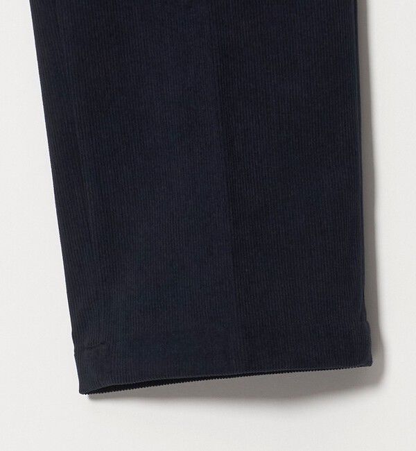 UNITED ARROWS「ライト コーデュロイ １プリーツ テーパード パンツ UA COZY ウォッシャブル ヨコストレッチ」|スラックス|