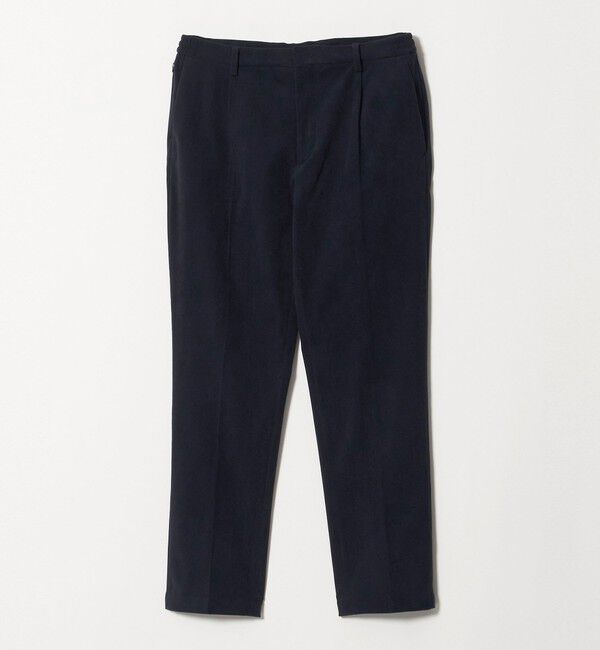 UNITED ARROWS「ライト コーデュロイ １プリーツ テーパード パンツ UA COZY ウォッシャブル ヨコストレッチ」|スラックス|