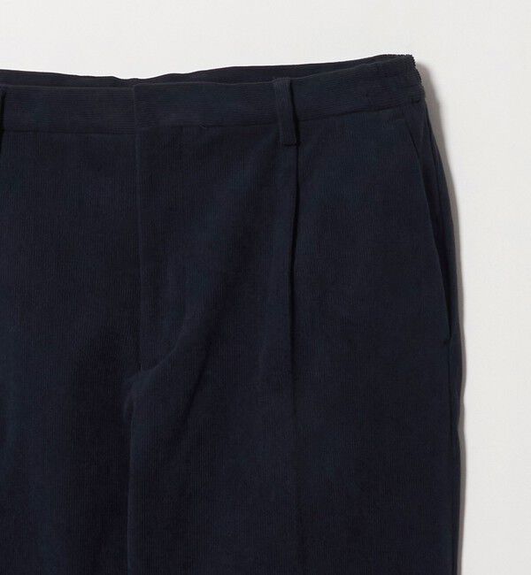 UNITED ARROWS「ライト コーデュロイ １プリーツ テーパード パンツ UA COZY ウォッシャブル ヨコストレッチ」|スラックス|