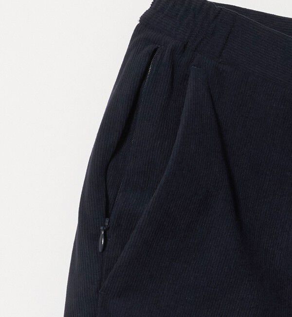 UNITED ARROWS「ライト コーデュロイ １プリーツ テーパード パンツ UA COZY ウォッシャブル ヨコストレッチ」|スラックス|