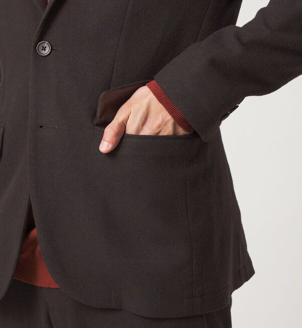 UNITED ARROWS green label relaxing「ウォッシャブル ホームスパン ナロー ジャケット -ストレッチ-」|テーラードジャケット|