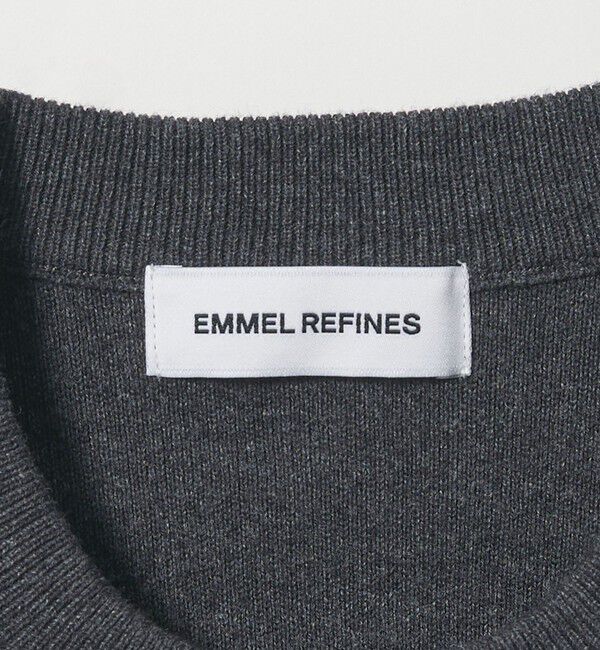 EMMEL REFINES「＜EMMEL REFINES＞EM ランダムビジュー ミニ カーディガン」|カーディガン|