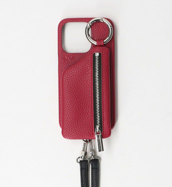 BEAUTY&YOUTH UNITED ARROWS「＜ajew＞CADENAS ストラップ iPhone14Pro ケース」|モバイルケース|RED